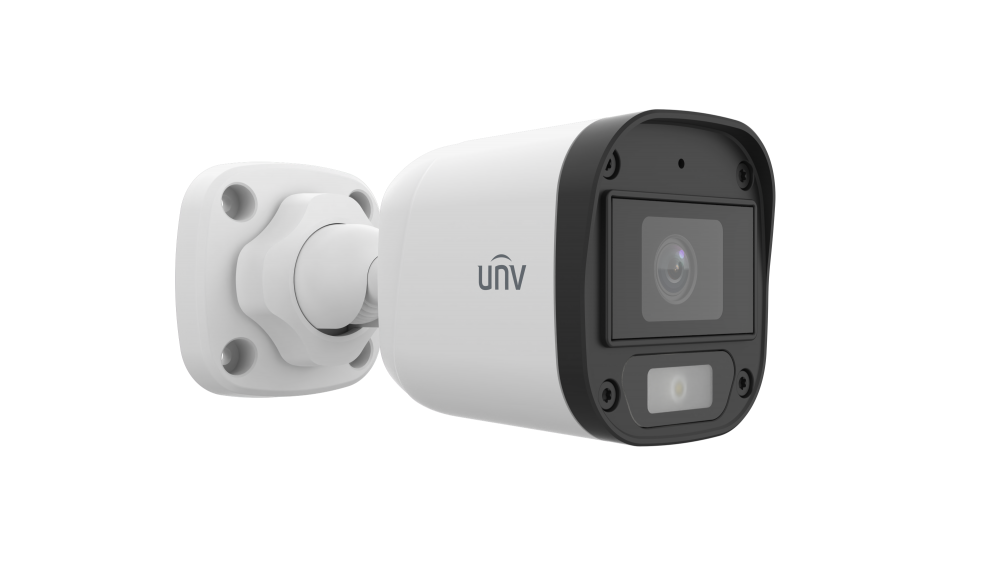ანალოგური კამერა 5MP 2.8mm, Bullet, ColorHunter Dual-light, Mic, Uniview