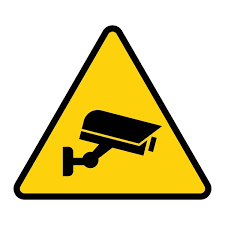 Monitoring warning sticker triangle (Eng
