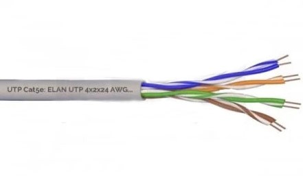 ქსელის კაბელი Elan UTP CAT5e 4x2x24AWG_0