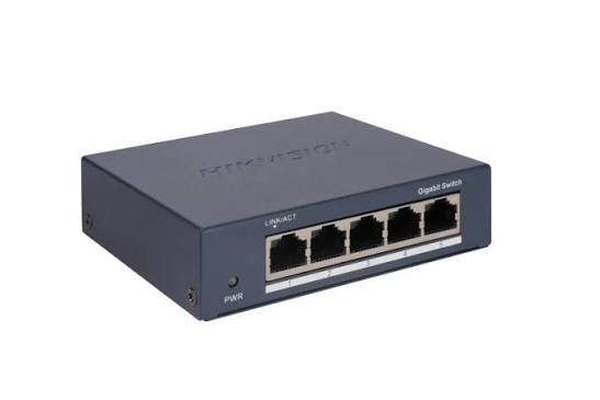სვიჩი Hikvision,DS-3E0505-O, 4 Port, Unm