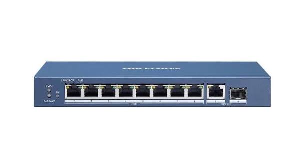 სვიჩი Poe Hikvision,DS-3E0510P-E,(B) 8 P
